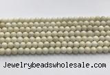 CCB821 15.5 inches 6mm round ivory jasper gemstone beads wholesale