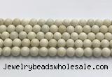 CCB823 15.5 inches 10mm round ivory jasper gemstone beads wholesale