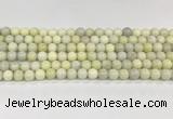 CCB829 15.5 inches 8mm round ivory jasper gemstone beads wholesale