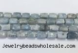 CCB896 11*15mm-12*16mm faceted cuboid aquamarine beads wholesale