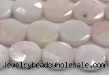 CCB937 15.5 inches 8*10mm faceted oval pink opal beads