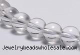 CCC03 15 inches 10mm round white crystal beads Wholesale