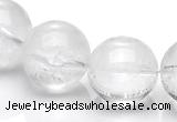 CCC10 15.5 inches 16mm round white crystal beads Wholesale