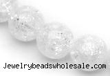 CCC17 14mm round grade A white crystal beads Wholesale