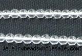 CCC258 15.5 inches 6mm round grade A natural white crystal beads