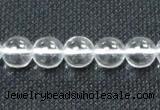 CCC259 15.5 inches 10mm round grade A natural white crystal beads