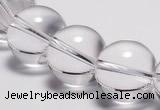 CCC33 15.5 inches 20mm round synthetic white crystal beads