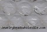 CCC506 15.5 inches 16mm faceted coin natural white crystal beads