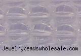 CCC623 15.5 inches 10mm faceted round natural white crystal beads