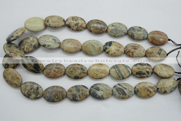 CCD06 15.5 inches 18*25mm oval cordierite beads wholesale