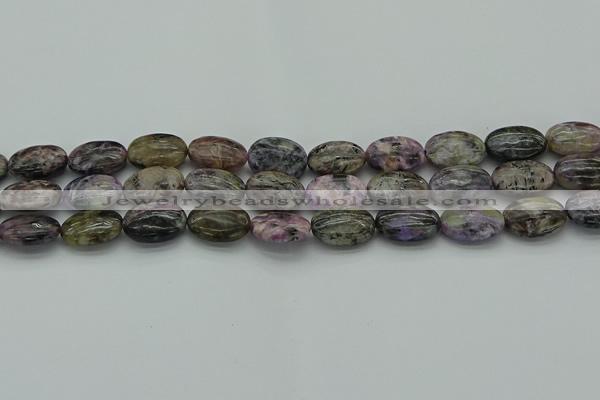 CCG103 15.5 inches 13*18mm oval charoite gemstone beads