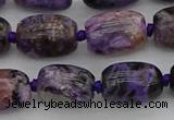 CCG112 15.5 inches 12*16mm drum charoite gemstone beads