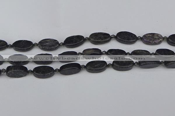 CCG127 15.5 inches 8*16mm oval charoite gemstone beads