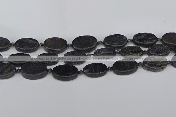 CCG129 15.5 inches 15*20mm oval charoite gemstone beads