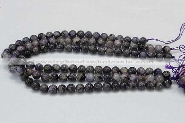 CCG21 15.5 inches 10mm round natural charoite gemstone beads