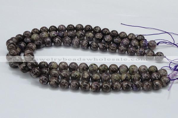 CCG22 15.5 inches 12mm round natural charoite gemstone beads