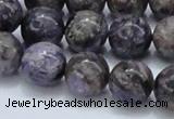 CCG23 15.5 inches 14mm round natural charoite gemstone beads