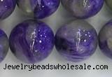 CCG304 15.5 inches 12mm round natural charoite gemstone beads