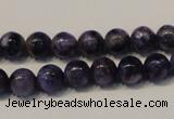 CCG31 15.5 inches 8mm round natural charoite gemstone beads