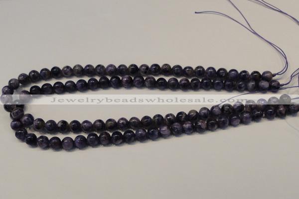 CCG31 15.5 inches 8mm round natural charoite gemstone beads