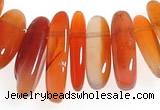 CCH07 16 inches red onyx chips gemstone beads wholesale