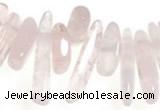 CCH10 16 inches rose quartz chips gemstone beads wholesale