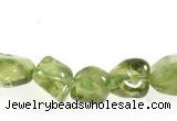 CCH17 16 inches green peridot chips gemstone beads wholesale