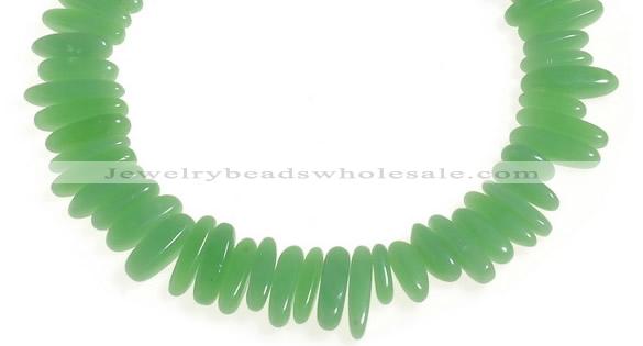 CCH24 16 inches green jade chips gemstone beads wholesale