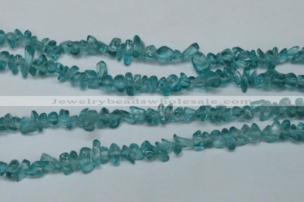 CCH254 34 inches 5*8mm synthetic crystal chips beads wholesale