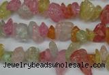 CCH261 34 inches 4*6mm synthetic crack crystal chips beads wholesale