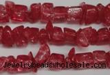 CCH262 34 inches 4*6mm synthetic crack crystal chips beads wholesale