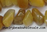 CCH271 34 inches 8*12mm yellow aventurine chips gemstone beads wholesale