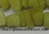 CCH273 34 inches 8*12mm olive jade chips gemstone beads wholesale