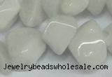 CCH285 34 inches 8*12mm milky jade chips gemstone beads wholesale