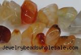 CCH305 34 inches 8*12mm red agate chips gemstone beads wholesale