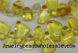 CCH313 15.5 inches 10*15mm synthetic citrine chips beads wholesale