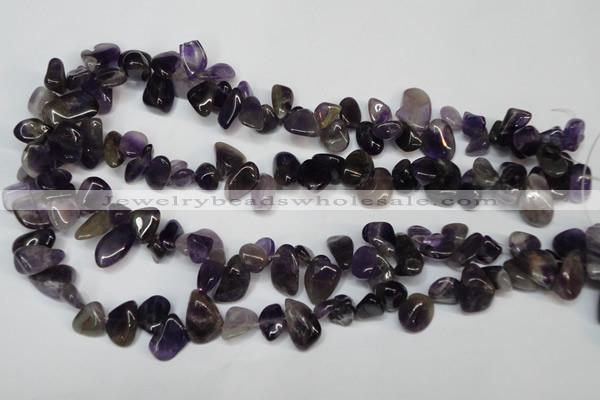 CCH316 15.5 inches 10*15mm amethyst chips gemstone beads wholesale