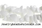 CCH32 35 inches white stone chips gemstone beads wholesale