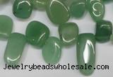 CCH329 15.5 inches 10*15mm green aventurine chips beads wholesale