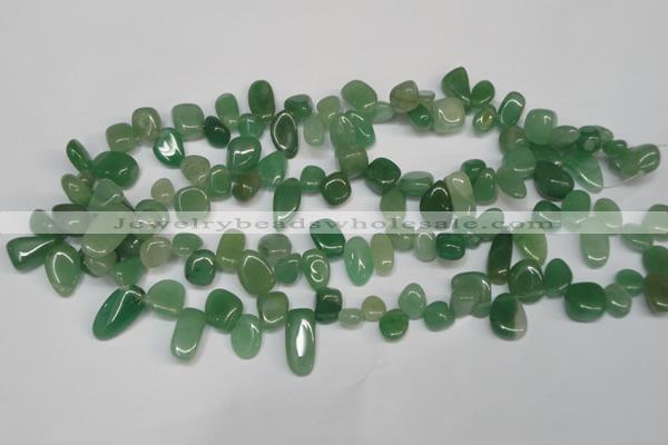 CCH329 15.5 inches 10*15mm green aventurine chips beads wholesale