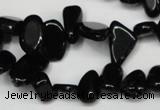 CCH332 15.5 inches 10*15mm black agate chips gemstone beads wholesale