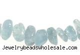 CCH43 16 inches aquamarine chips gemstone beads wholesale