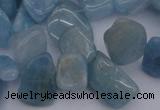 CCH610 15.5 inches 6*8mm - 10*14mm aquamarine chips gemstone beads