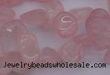 CCH611 15.5 inches 6*8mm - 10*14mm rose quartz chips gemstone beads