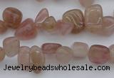 CCH621 15.5 inches 6*8mm - 10*14mm strawberry quartz chips beads