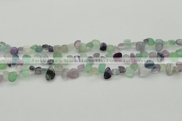 CCH635 15.5 inches 6*8mm - 10*14mm fluorite gemstone chips beads