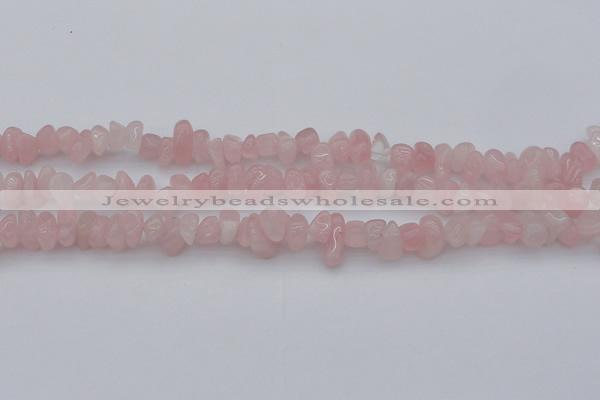 CCH654 15.5 inches 8*12mm - 10*14mm rose quartz chips beads