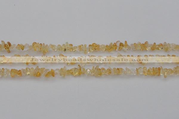 CCH655 15.5 inches 4*6mm - 5*8mm citrine gemstone chips beads