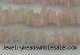 CCH656 15.5 inches 5*8mm - 6*10mm morganite gemstone chips beads