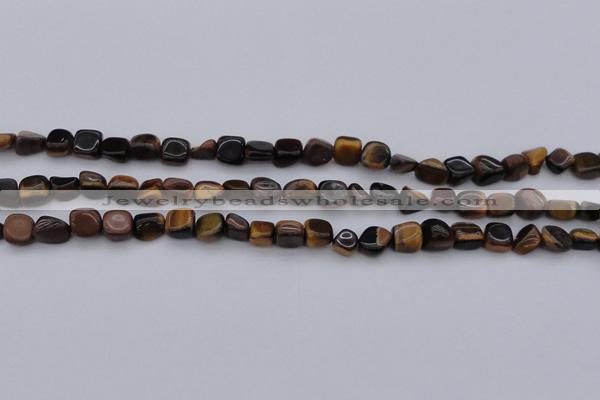 CCH670 15.5 inches 5*8mm - 6*10mm yellow tiger eye chips beads